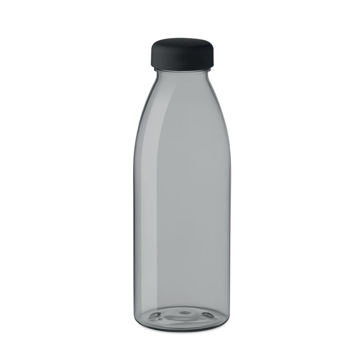 Bouteille en PET recyclé publicitaire 500ml SPRING gris transparent